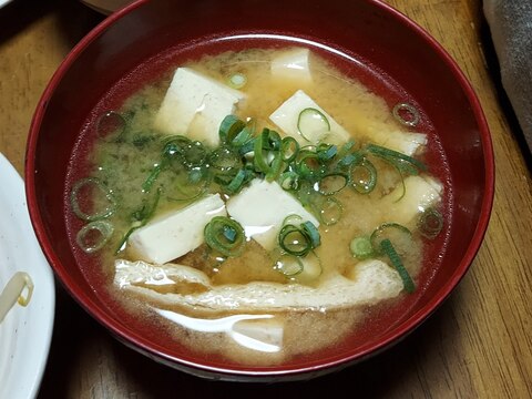 豆腐とかぶの味噌汁